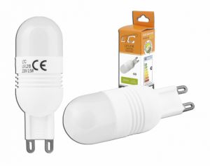 Żarówka G9 LED LTC 2,5W, światło ciepłe białe