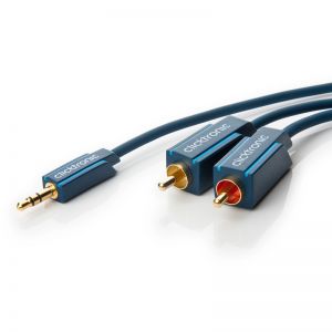 Kabel Audio Jack 3.5mm - 2xRCA CLICKTRONIC 20m.