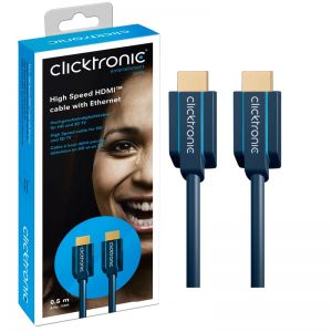 kabel HDMI CLICKTRONIC A High Speed 1m.