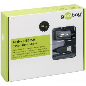 Aktywny przedłużacz USB 2.0 Hi-Speed Goobay 10m.