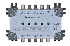 wzmacniacz Johansson 4 x SAT+Terr Typ.9935