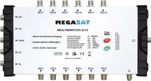 Multiswitch MEGASAT 5/12 +zasilacz