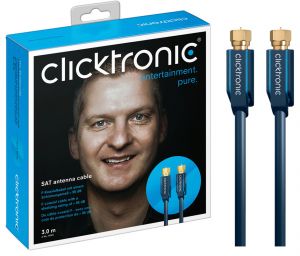 Przyłącze FF SAT ANTENA CABLE CLICKTRONIC 1m