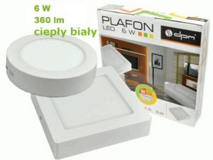 Plafon LED okrągły 6W 360lm CL4-C-6W