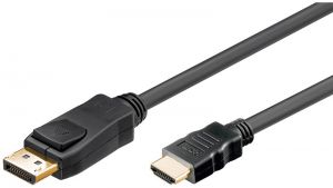 kabel HDMI - Display Port Warsztatowski Gold - 1m