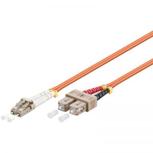 Patchcord światłowodowy LWL LC-SC OM2 DUPLEX 0,5m