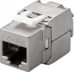 Gniazdo RJ45 Keystone Cat.6e STP shielded