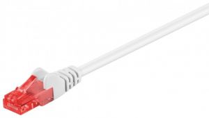 Kabel LAN Patchcord CAT 6 U/UTP biały 10m