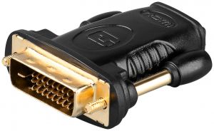 Adapter gniazdo HDMI / wtyk DVI-D 24+1