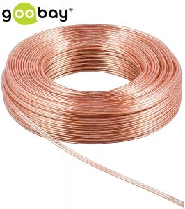 Kabel głośnikowy GOOBAY transp. 2x0.75mm2 CCA 10m