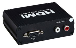 Konwerter VGA+ R/L na HDMI Spacetronik HDCVGA01