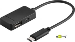 Adapter USB-C na gniazdo USB-A/Micro-B goobay