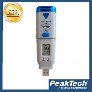 Miernik Wilgotn Temp USB Datalogger PeakTech 5185