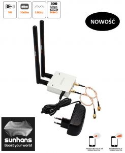 Wzmacniacz sygnału WIFI LTE MIMO 1W 5,8GHz