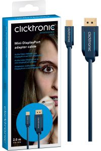 Kabel Display Port - Mini DP CLICKTRONIC 2m