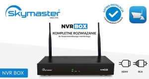 Zestaw Skymaster NVR BOX 4xCam WiFi