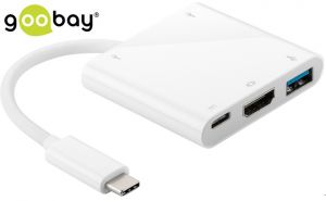 Adapter USB-C na HDMI 2xUSB, USB 3.0 USB-C goobay