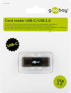 Czytnik kart pamięci microSD USB-C USB 2.0 Goobay