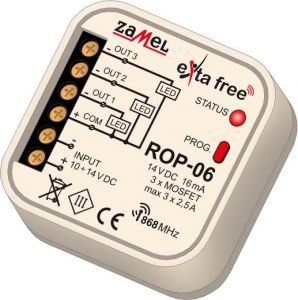 radiowy odbiornik dopuszkowy 3-kan. exta free rop-06 - możliwość montażu - zadzwoń: 34 333 57 04 - 3