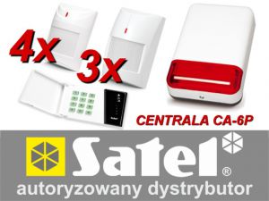 alarm satel ca-6 led, 4xaqua pet, 3xgrey plus, syg. zew. spl-2030 - możliwość montażu - zadzwoń: 34