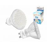 Żarówka 60LED LTC GU10/230V, światło ciepłe białe