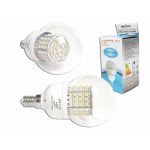 Żarówka E14/230V LTC 72LED BLUB,światło ciep.białe