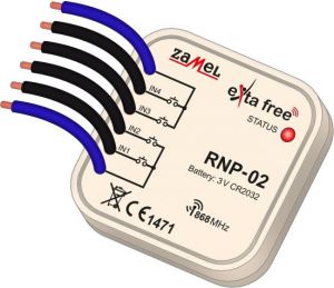 radiowy nadajnik dopuszkowy 4-kan. exta free rnp-02 - możliwość montażu - zadzwoń: 34 333 57 04 - 37