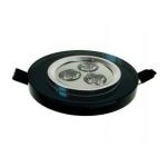 Downlight, sufitowy LED AVON grafit 3*1W ciepły