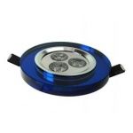 Downlight, sufitowy LED AVON blue 3*1W ciepły