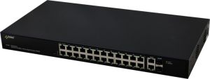 switch poe pulsar sf124 24+2 uplink/sfp poe+ gigabit - możliwość montażu - zadzwoń: 34 333 57 04 - 3