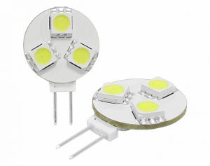 Żarówka 3LED LTC G4smd5050 12V, św. ciepłe białe