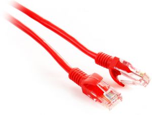 patchcord getfort cat.5e utp 0,25m czerwony - możliwość montażu - zadzwoń: 34 333 57 04 - 37 sklepów