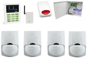 alarm satel ca-5 led, gsm, 4xlc-100 pi, syg. zew. spl-5010r - możliwość montażu - zadzwoń: 34 333 57