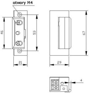 zaczep elektra r4 z pam. bez blok. symetryczny - możliwość montażu - zadzwoń: 34 333 57 04 - 37 skle