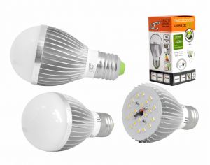 Żarówka E27/230V LTC 24LED 5W,światło ciepłe białe