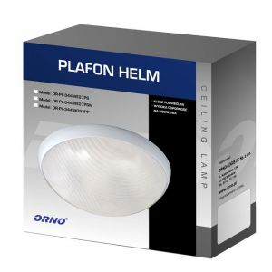 Plafon HELM z czuj. mikrofal.OR-PL-344WE27PPM