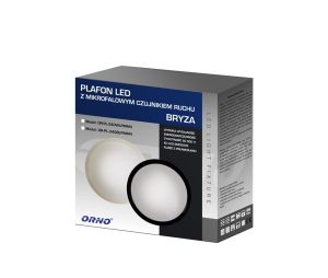 Plafon BRYZA LED z czuj. mikrofal. OR-PL-340WLPMM4