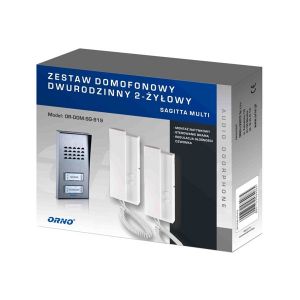 SAGITTA zestaw domofon dwurodzinny OR-DOM-SG-919