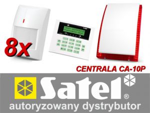 alarm satel ca-10 lcd, 8xgraphite, syg. zew. sp-4003 - możliwość montażu - zadzwoń: 34 333 57 04 - 3