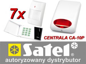 alarm satel ca-10 led, 7xaqua plus, syg. zew. spl-5010r - możliwość montażu - zadzwoń: 34 333 57 04