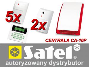 alarm satel ca-10 lcd, 5xaqua plus, 2xnavy, syg. zew. sp-4001 - możliwość montażu - zadzwoń: 34 333