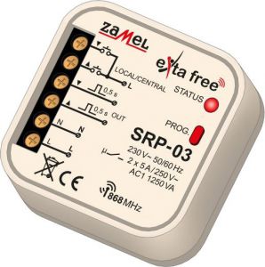 sterownik rolet dopuszkowy exta free srp-03 - możliwość montażu - zadzwoń: 34 333 57 04 - 37 sklepów