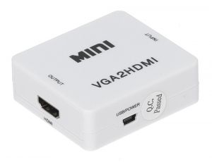 konwerter vga+au/hdmi-eco vga+audio na hdmi - możliwość montażu - zadzwoń: 34 333 57 04 - 37 sklepów