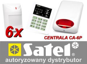 alarm satel ca-6 led, 6xaqua plus, syg. zew. spl-5010 - możliwość montażu - zadzwoń: 34 333 57 04 -