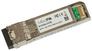 moduł sfp+ mikrotik s+85dlc03d 10g mm 300m 850 nm - możliwość montażu - zadzwoń: 34 333 57 04 - 37 s