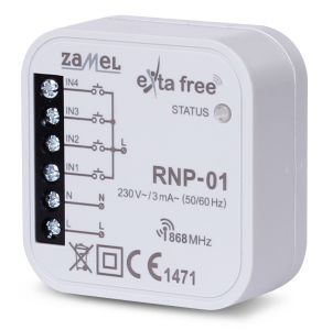 radiowy nadajnik dopuszkowy 4-kan. exta free rnp-01 - możliwość montażu - zadzwoń: 34 333 57 04 - 37