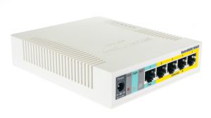 mikrotik routerboard css106-1g-4p-1s (rb260gsp) - możliwość montażu - zadzwoń: 34 333 57 04 - 37 skl