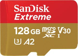 karta pamięci sandisk extreme microsdxc 128gb 160/90 mb/s u3 cl10 - możliwość montażu - zadzwoń: 34