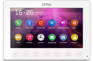 monitor wideodomofonu zamel 7\'\' vp-808w - możliwość montażu - zadzwoń: 34 333 57 04 - 37 sklepów w c